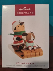 Adorno Hallmark Keepsake 2023 Young Santa #2 en serie nuevo en caja envío gratuito - Imagen 1 de 1