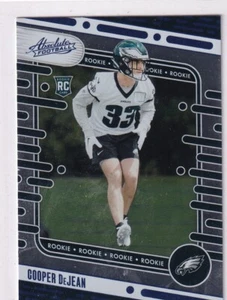 2024 Panini Absolute NFL Football No. 140 Cooper DeJean Rookie Blue Parallel - Bild 1 von 2