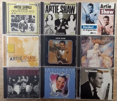 Artie Shaw Jazz CD lot x 9 Stardust Blues In The Night Bluebird/Victor Years Foto 1 de 3