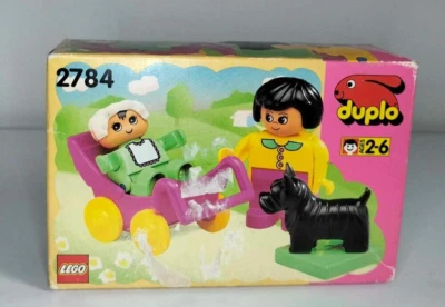 Lego 2784 Rare Lego Duplo Mother and Baby Vintage - Boîte scellée mais abîmée - Photo 1/4