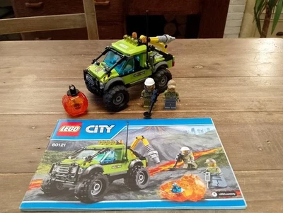 LEGO CITY VOLCANO EXPLORATION TRUCK 60121 100% COMPLETE + INSTRUCTIONS - Image 1 of 2
