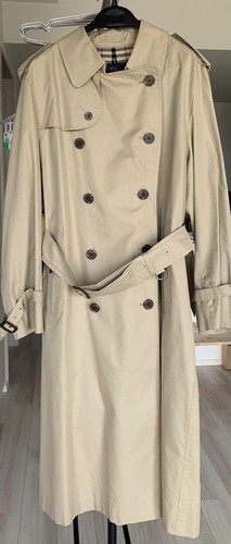 L Burberry Trench Coat Cachi Beige Cintura Lunga Uomo Uomo #EG AZA