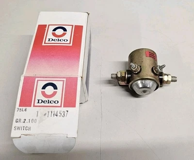 GENUINE GM STARTER SOLENOID SWITCH 1114537 1979-83 CHEVY MOTORHOMES - Image 1 of 4