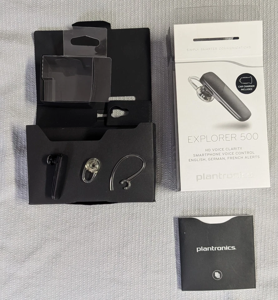 Plantronics Explorer 500 Bluetooth Headset, OVP ohne Zubehör - Bild 1 von 4