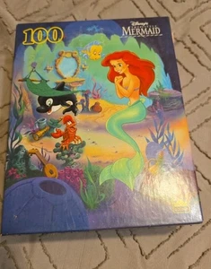 Vintage Disney The Little Mermaid 100 Piece Puzzle - Picture 1 of 1