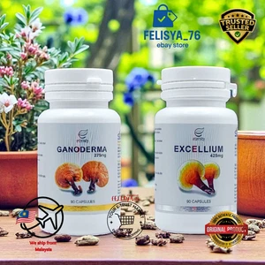 GANO Excel Ganoderma +Excellium Lucidum Reishi Lingzhi for Immune Boost 90 Caps - Picture 1 of 26