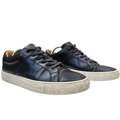 GRANDES Zapatillas Brooklyn Royale 2.0 Cuero Parte Superior Baja Informales Con Cordones Hechas en Italia 12 Foto 1 de 4