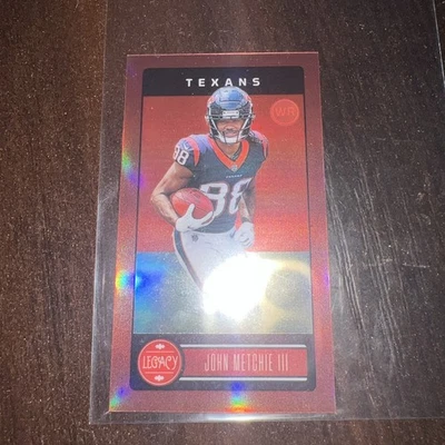 2023 Panini Legacy #38 John Metchie III Mini /50 - Image 1 of 3