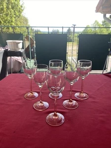 6 Kristall Weingläser von Arques Luminarc Modell PINK - Bild 1 von 5