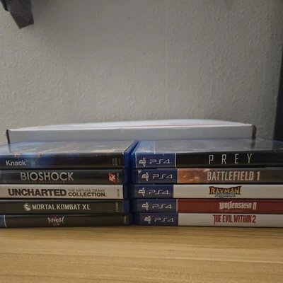 Комплект игр PS4, Nioh, Mortal Kombat, Wolfenstein, Rayman, Bioshock, Prey, Uncharted - Изображение 1 из 4