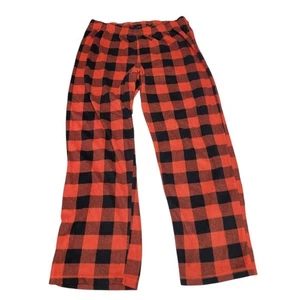Schlaf schicke Buffalo karierte Hose rot schwarz Pyjama Loungewear Damen groß weich - Bild 1 von 7