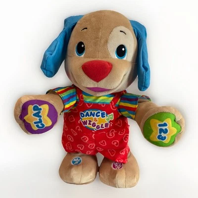 Fisher Price Dance & Wiggle Laugh & Learn щенок собака красные танцы разговоры учит азбуке - Изображение 1 из 4