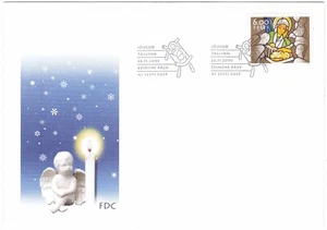 Estonia FDC 2003, Christmas, Mary and Jesus (stained glass), mint - Picture 1 of 1
