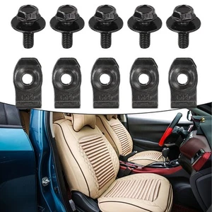 Schwarz Motor Unter Verbindungsmittel 10pcs Auto Teile Zubehör Befestigung - Afbeelding 1 van 12