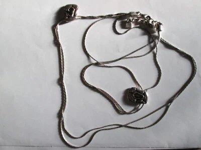 UNO De 50 Juego de Colgante Doble de 4 Hilos con Collar de Piedra y Pendientes Perforados Foto 1 de 4