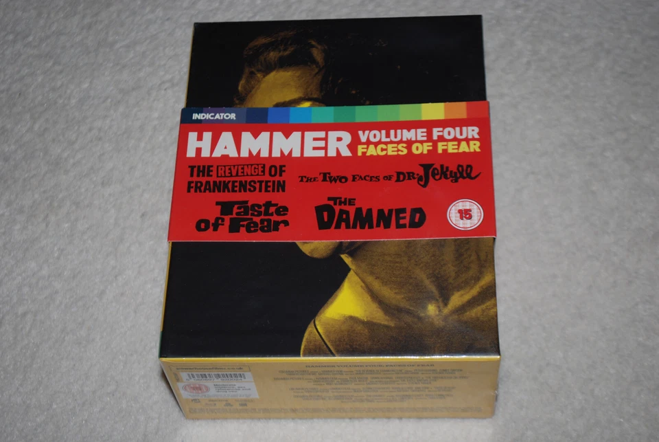 Hammer Volume 4 Blu Ray Faces of Fear Indicator Ltd Edition