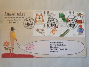 FDC - 2006 - ANIMAL TALES - FIRST DAY COVER - FREE POSTAGE #1124 - Picture 1 of 1