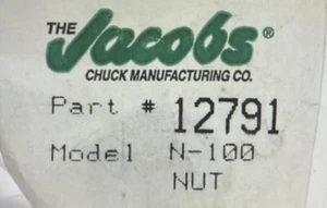 4 Piezas de Culata Tuerca Jacobs N100 0012791 - Imagen 1 de 4