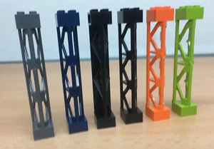 LEGO® - Postes de rejilla Columna Soporte Tipo 2 Open Side Top, 1 poste y 1 panel - 57893 - Imagen 1 de 24