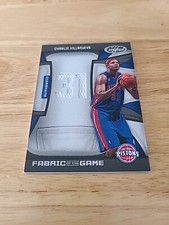 2009-10 Certified Fabric of the Game # Die-Cut /99 Charlie Villanueva #FOG-CV $$