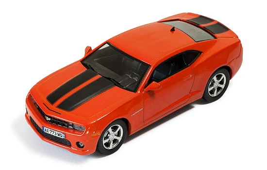Ixo Models 1:43 MOC 173 Chevrolet Camaro 2012 Met. Orange with Black Stripes NEW - Immagine 1 di 1