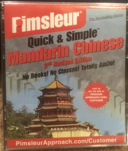 NEW SEALED Pimsleur Mandarin Chinese CD Quick & Simple 2nd Revised Edition Set - Picture 1 of 2