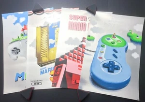 Juego Lyndon Willoughby Nintendo Super Mario variante plateada conjunto completo de impresión AP - Imagen 1 de 12