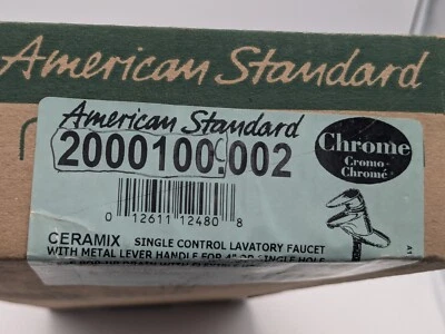 American Standard Ceramix Monoblock Bathroom Faucet 2000100.002 Chrome
