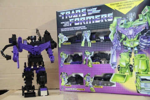 Transformer Toy G1 Black Devastator reissue ko new MISB Gift Cover