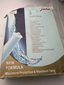 Box of 3 Jura Claris Blue 71312 201606 Coffee Machine Water Filter Cartridge - Picture 1 of 1