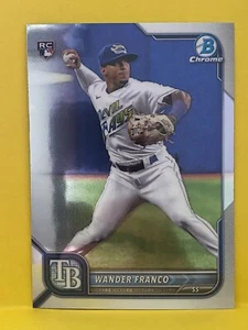 2022 Bowman Chrome Wander Franco Rookie Card RC #10 Rays - Imagen 1 de 2