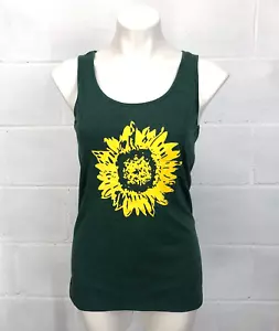 Canotta girasole verde donna taglia S - Foto 1 di 9