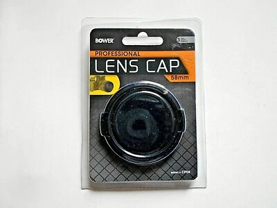Bower 58mm Professional Snap-On Lens Cap No. CP58 - Image 1 of 2