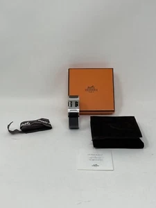 Hermes Clic Clac H Armband schwarz und silber - Bild 1 von 10