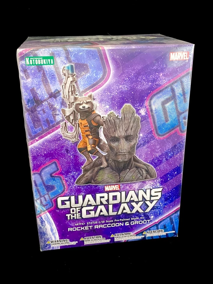 Marvel Rocket Mapache y Groot GOTG Kotobukiya ArtFX+ Busto Estatua ¡NUEVO! Foto 1 de 2
