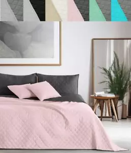 Tagesdecke Bettüberwurf Allzweckdecke Wohndecke Wendedesign Steppung 562 - Bild 1 von 25