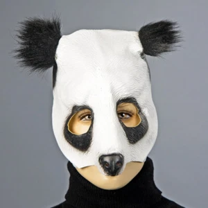 Panda Maske Tiermaske Tier Maske Pandabär Pandamaske Cro Bärmaske Bär - Bild 1 von 1
