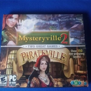 Mysteryville 2 And Pirateville Two Great Games Vintage PC CD-ROM Computer Game  - Picture 1 of 3