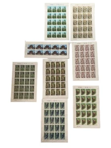 Japan 1994–1995 World Heritage Series I – 8 Full Sheets MNH Scott #2281–2288 - Picture 1 of 9