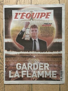 Journal L’Equipe N°25564 Du 12/08/2024 Garder La Flamme Léon Marchand JO OM - Picture 1 of 8