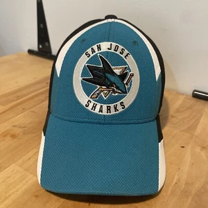 Adidas NHL San Jose Sharks Hat Fitmax 70Size S-M Flex Fit Authentic NHL Headwear - Picture 1 of 12