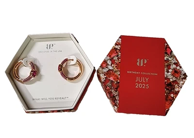 Bomb Party July 2025 Birthday Earrings ER16619 'Warm Summer Sunset' Rose Gold - Image 1 of 3