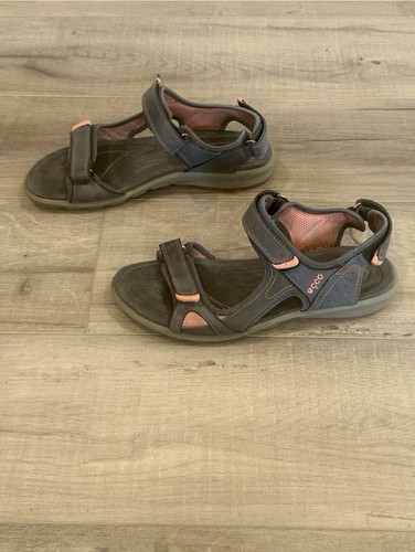 Sandali uomo Ecco Offroad Yucatan EU 41 US 8 pelle grigia escursioni outdoor trail