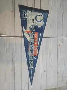 COLTS super bowl 41 champions nfl football pennant - Picture 1 of 2