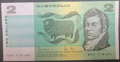(1982) Australia 2 Dollars P43d KPX178494  sigs Johnston-Stone. - Image 1 of 2