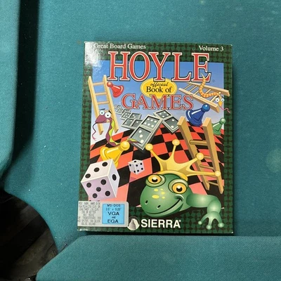 Hoyle Official Book of Games Vol. 3 Sierra 16 256 Color PC Big Box 1991 - Image 1 of 4
