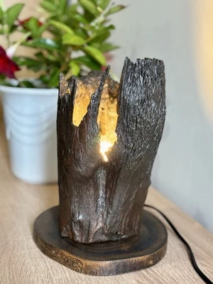 Handgefertigte Tischlampe Aus Treibholz.  - Bild 1 von 4