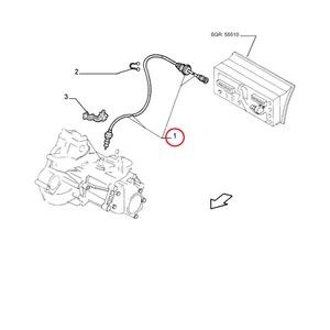CAVO FLESSIBILE CONTACHILOMETRI FIAT DUCATO ORIGINALE 7745213 - Picture 1 of 1