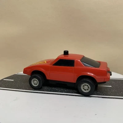 Tomy Jumpsters Pontiac Firebird Trans Am Police Car Red w/Hood Bird Graphic  - Image 1 of 4