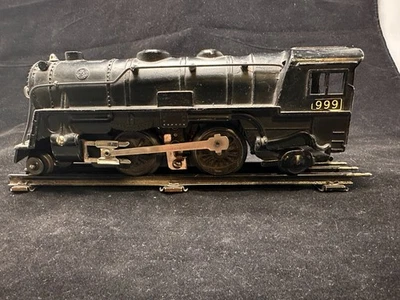 Vintage Marx #999 O Gauge 2-4-2 Steam Locomotive W/Light Tested - Image 1 of 4